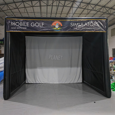 quality Tenda comercial de golfe hermético para exploração Tenda de simulador de golfe de PVC Tenda de golfe ao ar livre Tenda de prática de golfe factory